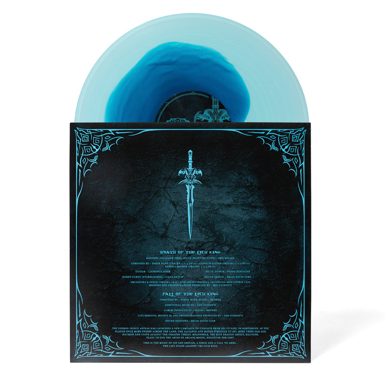 World of Warcraft: Wrath of the Lich King Deluxe Box Set (3xLP) - iam8bit Exclusive Edition, Disc E/F with Sleeve (Back)