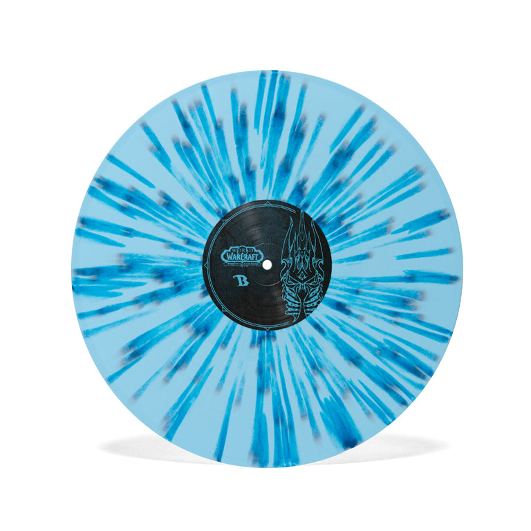 World of Warcraft: Wrath of the Lich King 2xLP Blizzard 'Blue Splatter' Disc A/B Side B