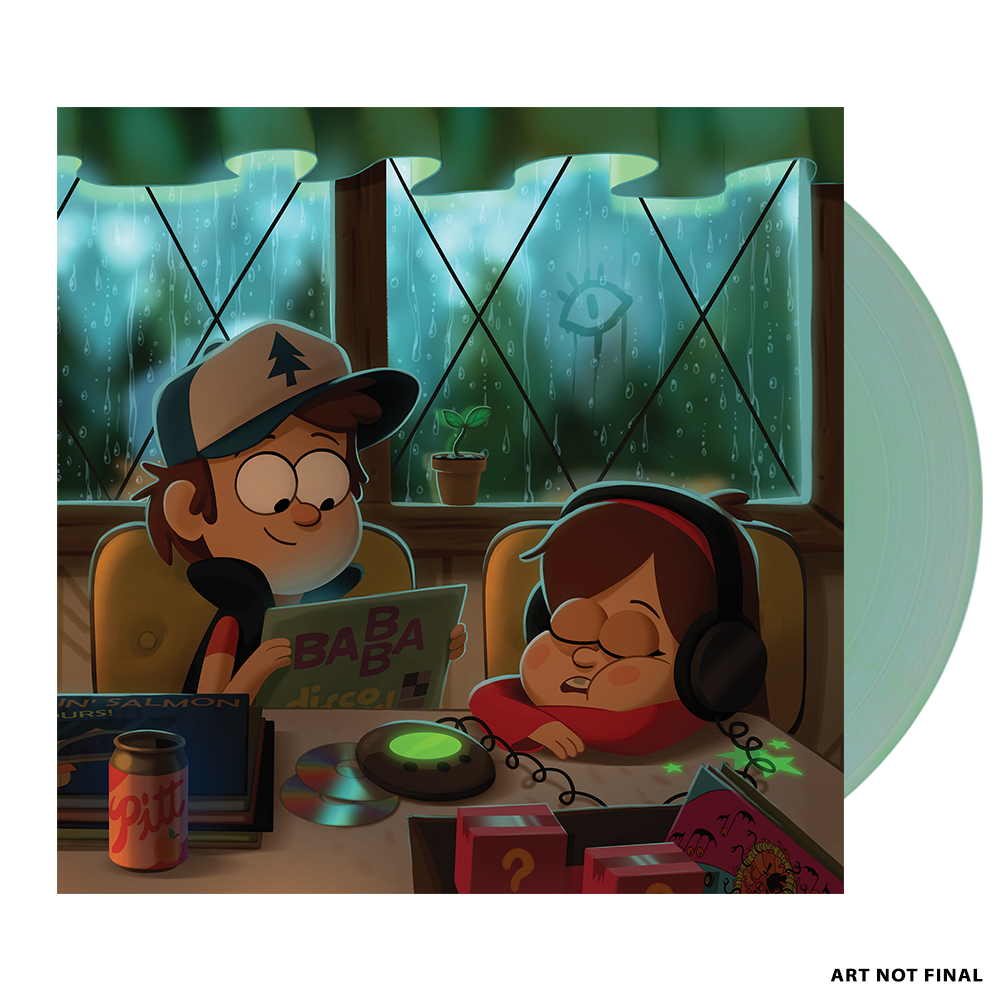 Lofi Gravity Falls Jacket with Disc