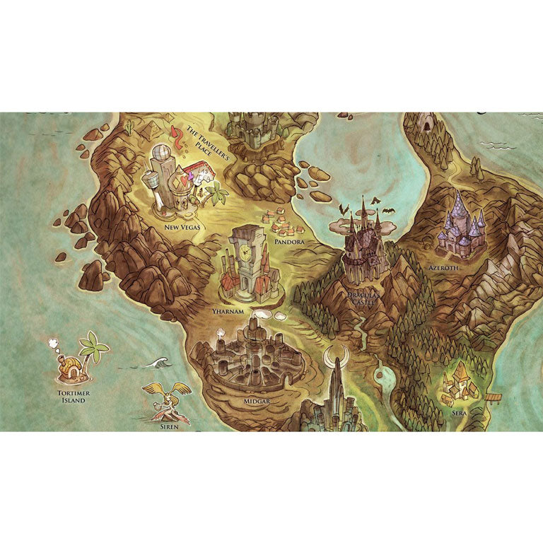 Videogames World Map by Edison Yan