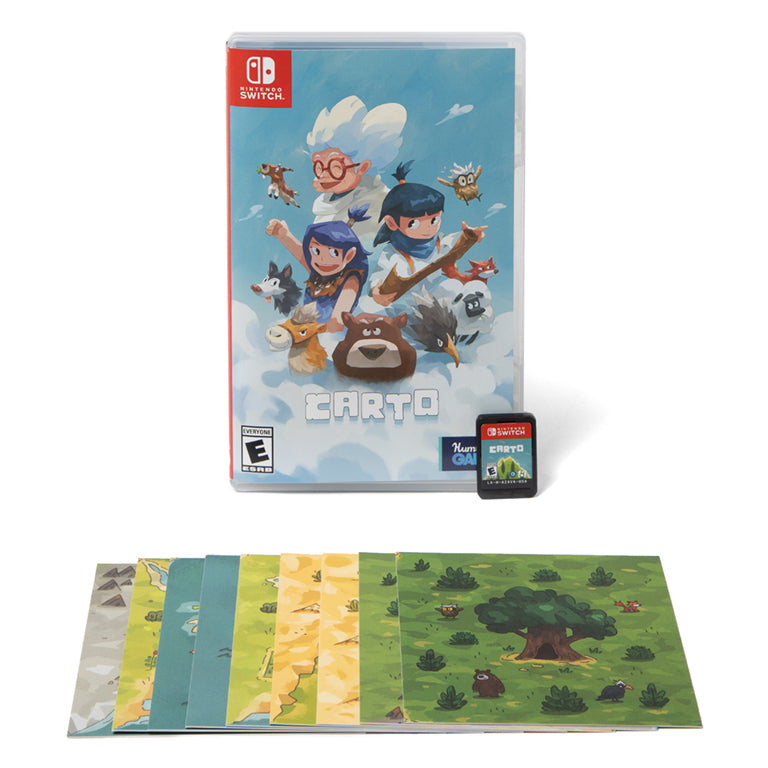 Carto Nintendo Switch with Cartridge & Map Tiles