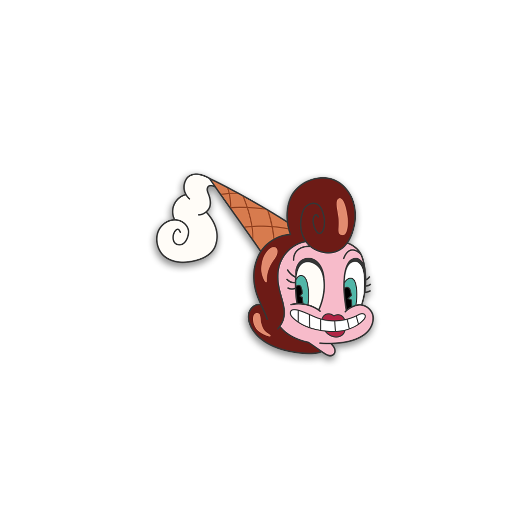 The Cuphead Show! Premium Enemy Pins - Baroness Von Bon Bon