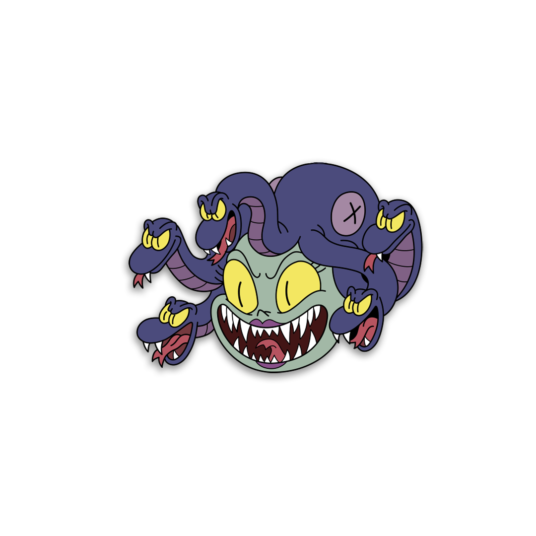 The Cuphead Show! Premium Enemy Pins - Cala Maria