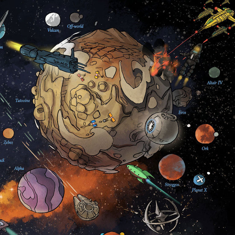 Space Worlds Map by Edison Yan - Default