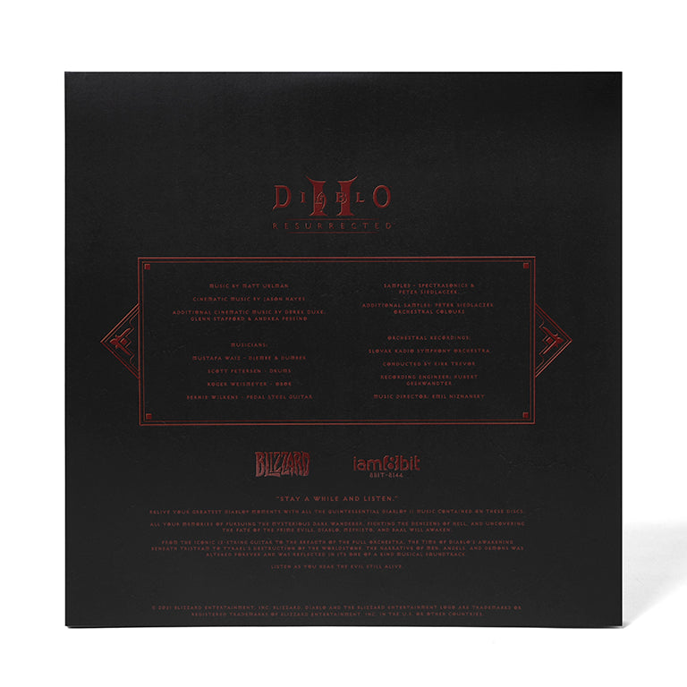 Diablo II: Resurrected 2xLP Vinyl Soundtrack