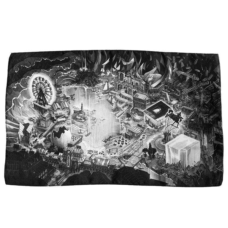 Disco Elysium: The Final Cut Collector's Edition - Illustrated Fabric Map