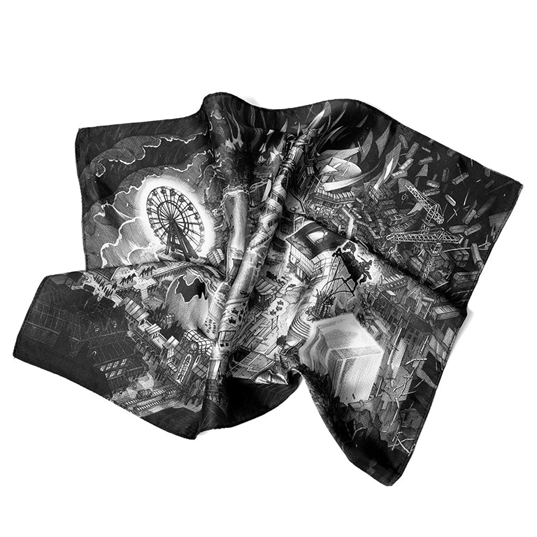 Disco Elysium: The Final Cut Collector's Edition - Illustrated Fabric Map