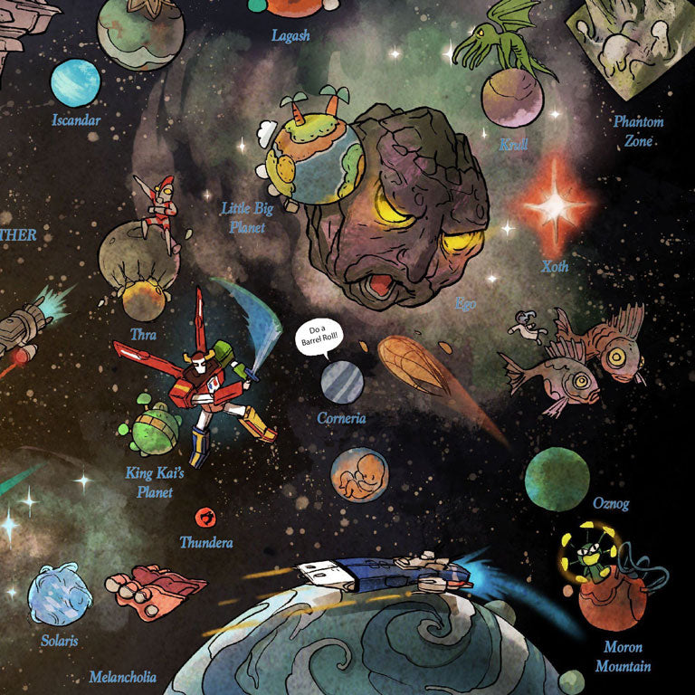 Space Worlds Map by Edison Yan - Default