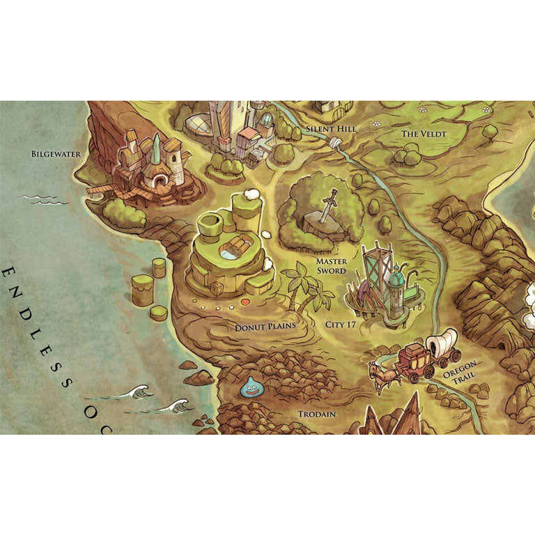 Videogames World Map by Edison Yan