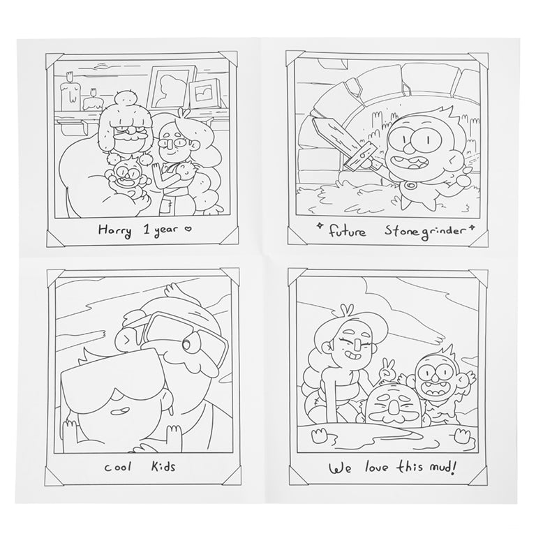 Grindstone Vinyl Soundtrack Coloring Poster