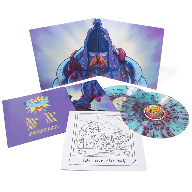 Grindstone Vinyl Soundtrack Disc and Coloring Poster
