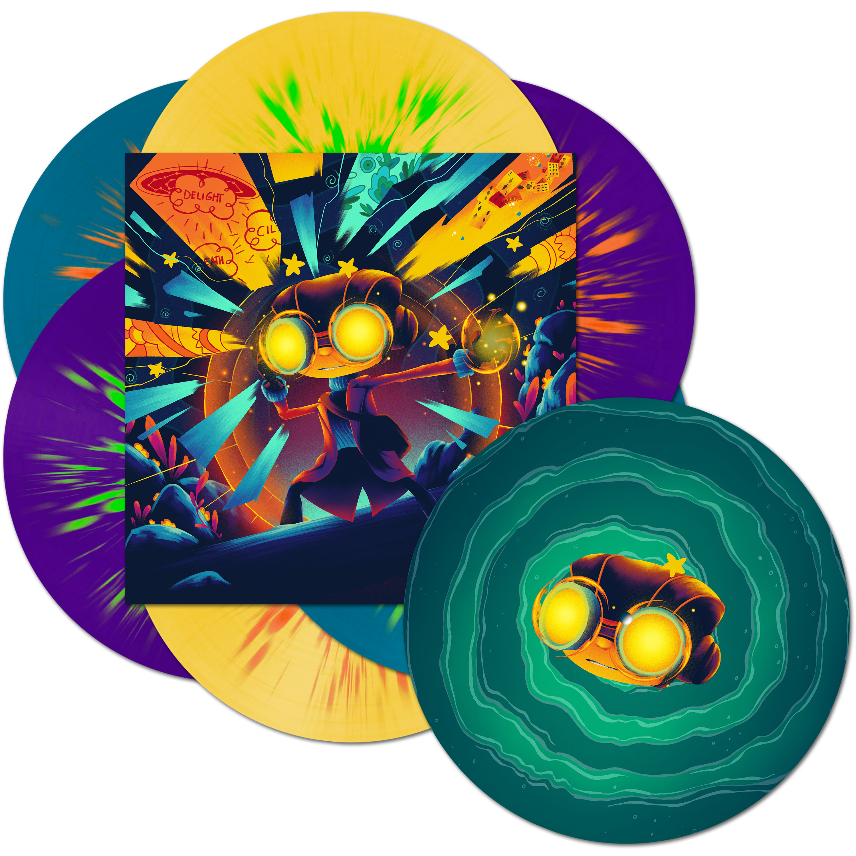 Psychonauts 2 - 6xLP Complete Edition Box Set with Hypnotic Slipmat