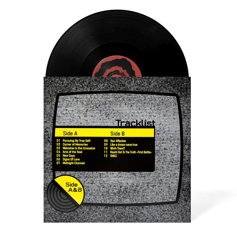 Persona 4 Vinyl Soundtrack 4xLP - Disc and Sleeve