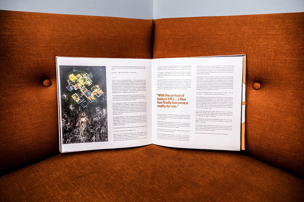 Rez Infinite - Vinyl Soundtrack 2xLP + Retrospective Book + 7” Bonus Vinyl - Orange Vinyl Edition