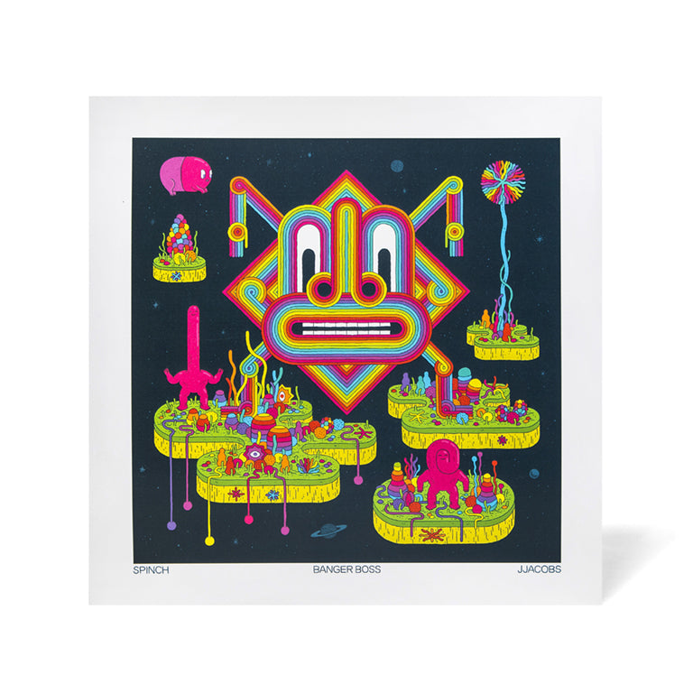 Spinch LP Vinyl Soundtrack art print