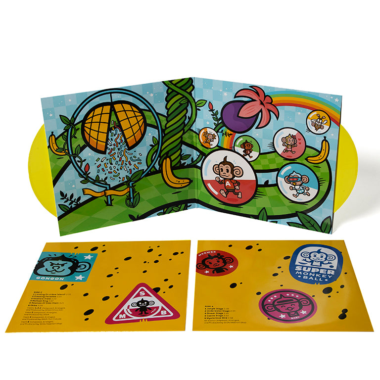 Super Monkey Ball Banana Mania 2xLP Gatefold and Inner Sleeves