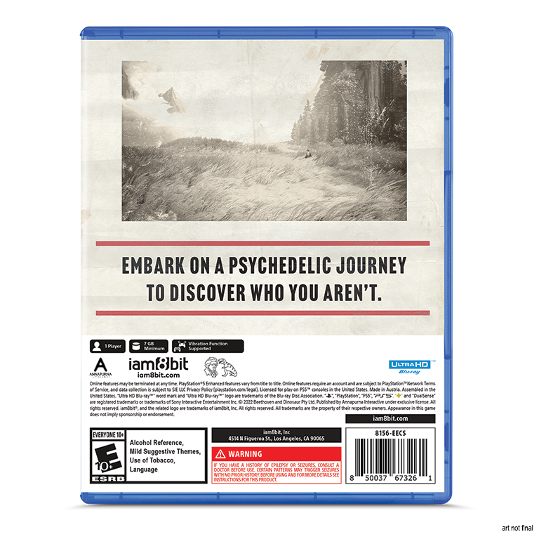 The Artful Escape (PlayStation 5 Exclusive Edition) (Back)