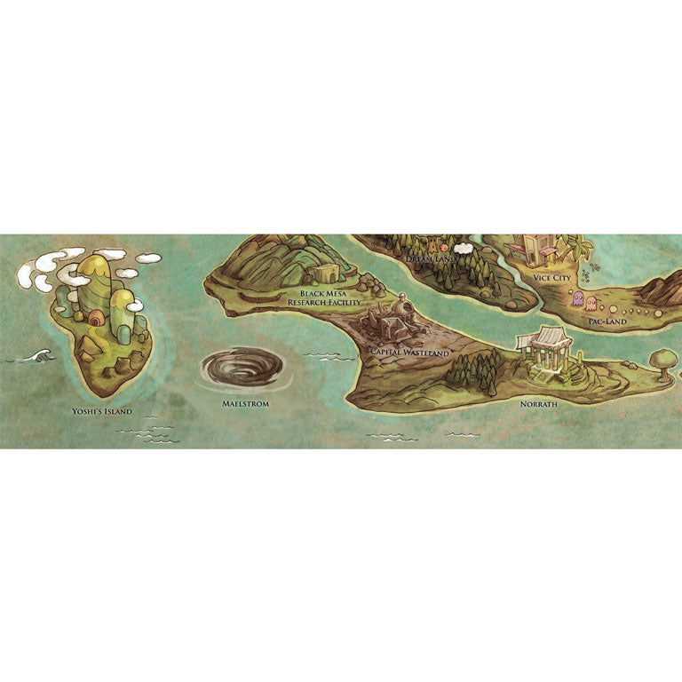 Videogames World Map by Edison Yan