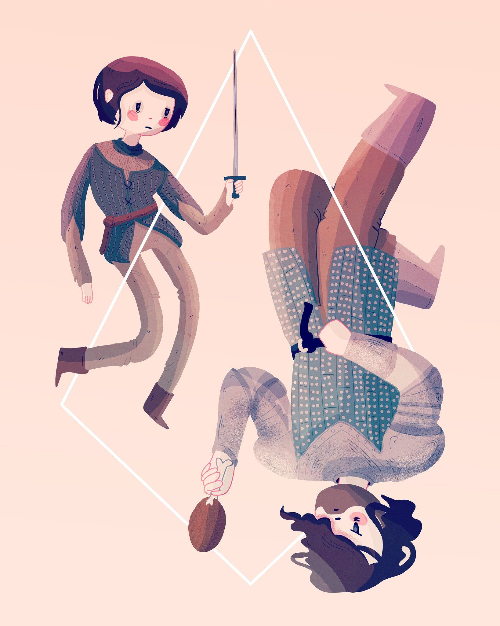 The Wolf and The Hound by Nan Lawson