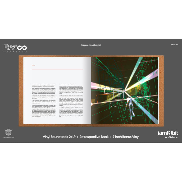 Rez Infinite - Vinyl Soundtrack 2xLP + Retrospective Book + 7” Bonus Vinyl - Orange Vinyl Edition