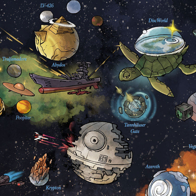 Space Worlds Map by Edison Yan - Default