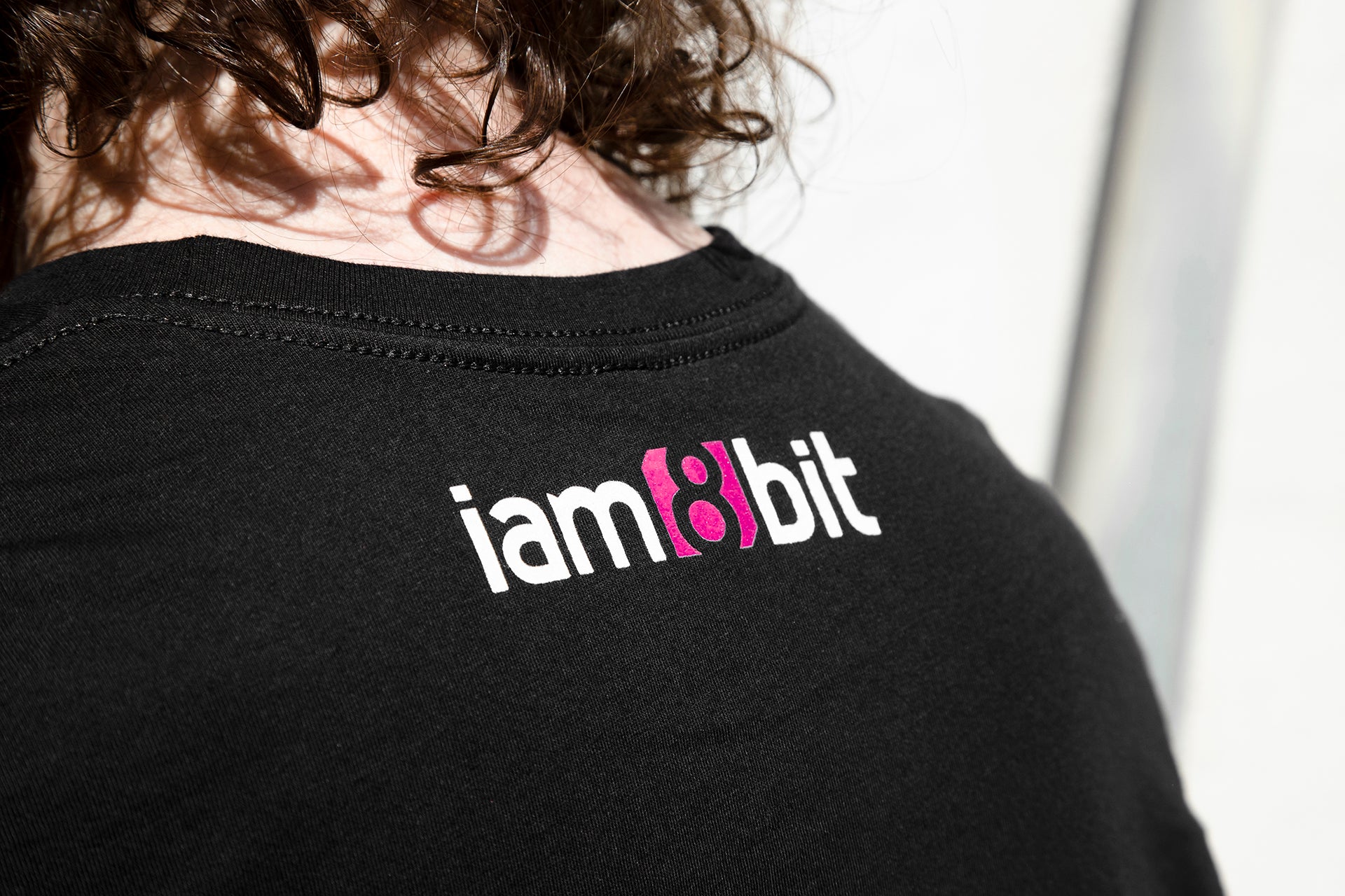 iam8bit Record Player Shirt - back of shirt