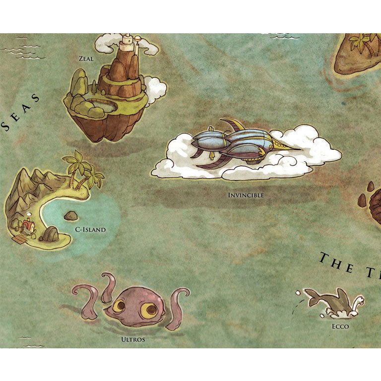 Videogames World Map by Edison Yan