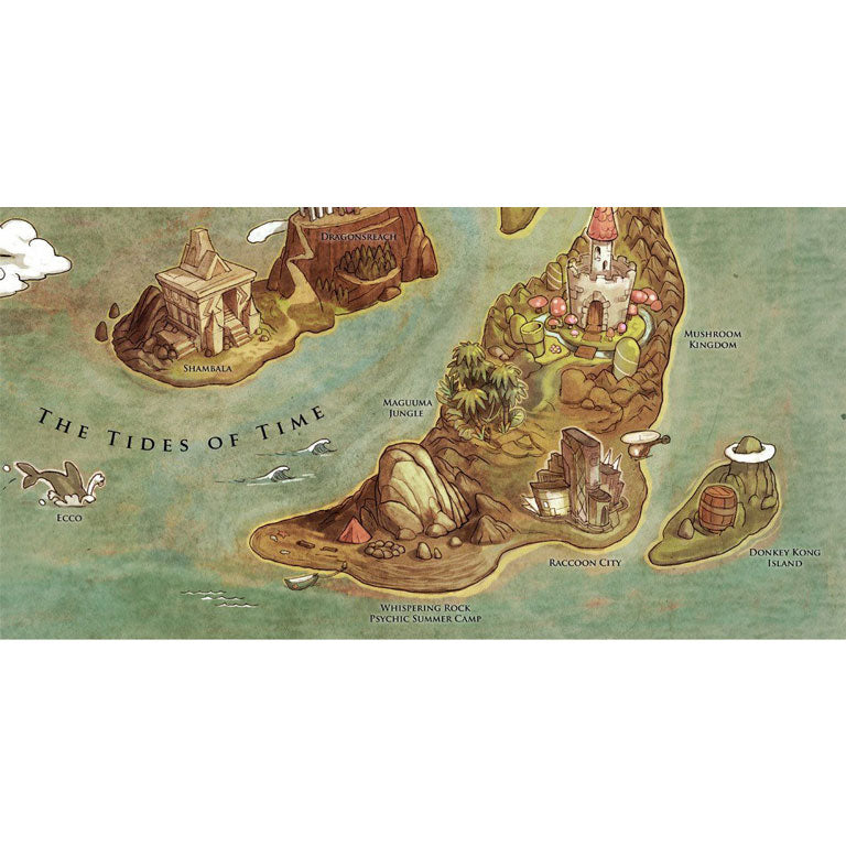 Videogames World Map by Edison Yan