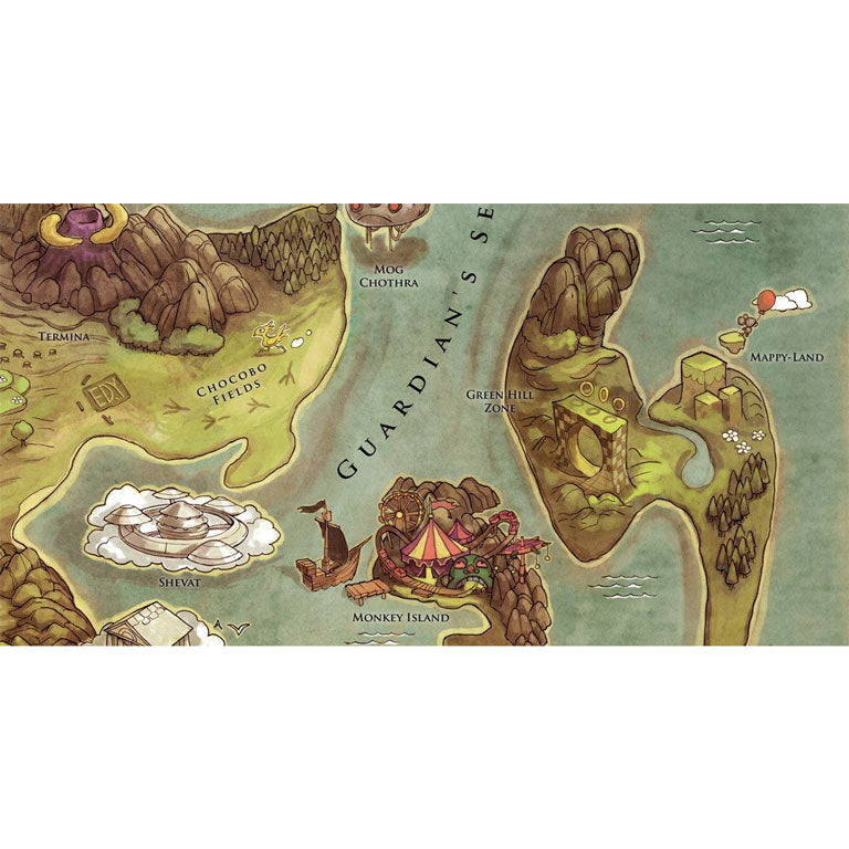 Videogames World Map by Edison Yan