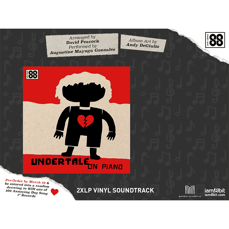 UNDERTALE on Piano (Series 88) 2xLP