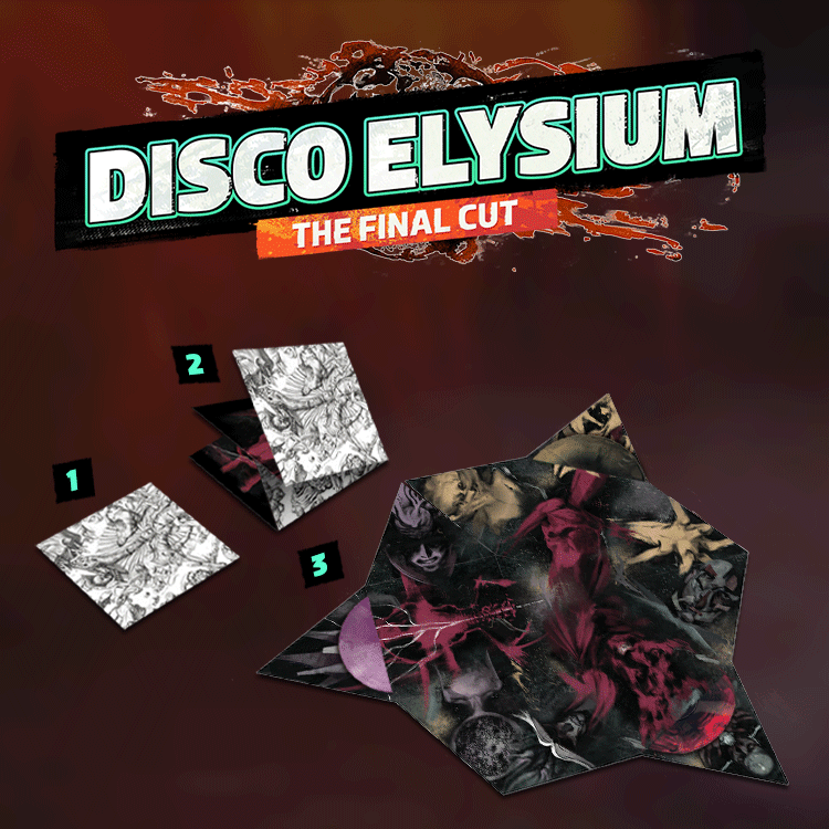 Disco Elysium 3xLP Vinyl Soundtrack (Limited Edition Origami Jacket)