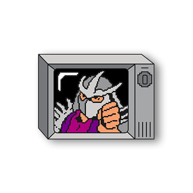 Turtles in Time: Shred Head TV Pin