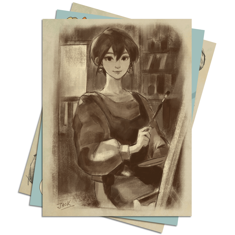 Behind The Frame (Nintendo Switch Exclusive Edition) - Art Postcards