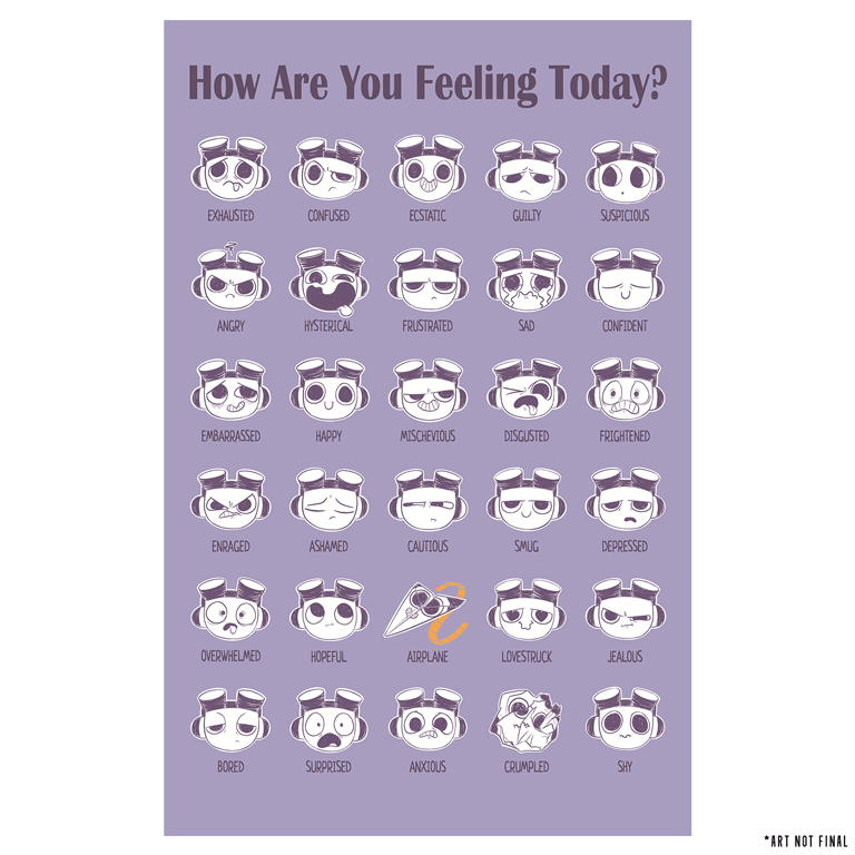 Psychonauts 2 Collector's Edition Poster of Raz's Archetype