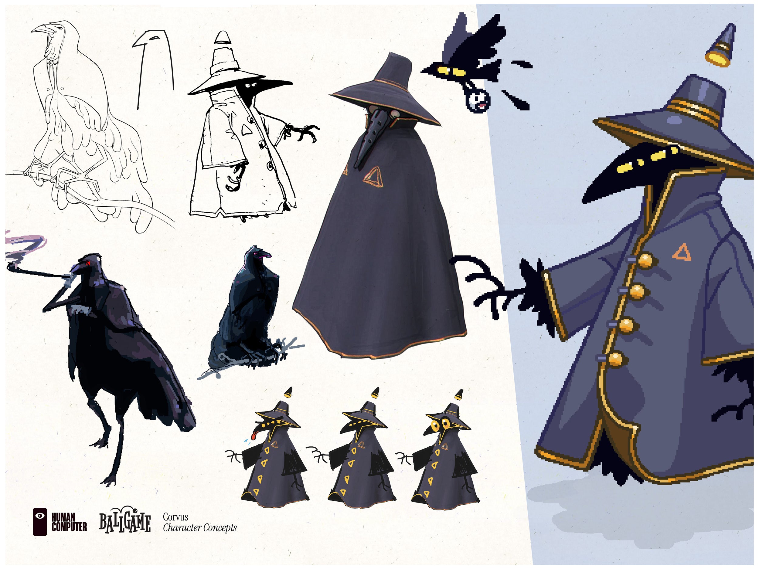 Ballgame - Character Art: Corvus