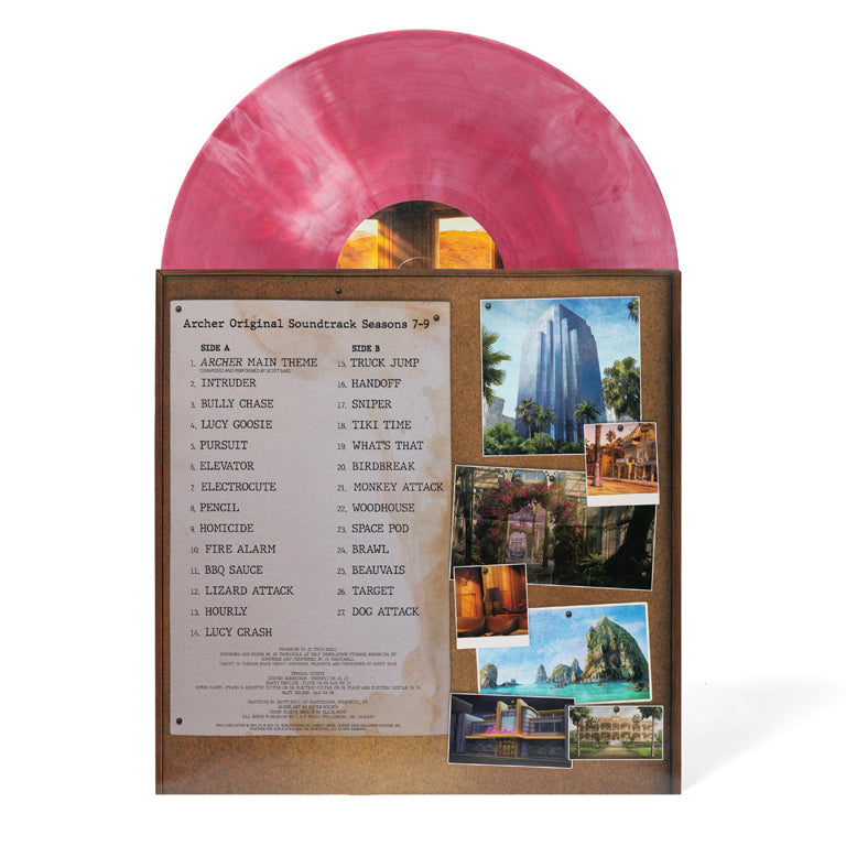 Archer Vinyl Soundtrack Disc & Sleeve