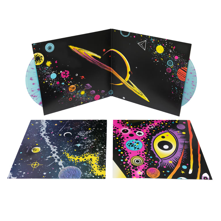 The Artful Escape 2xLP Open Jacket with Discs and Sleeves Display