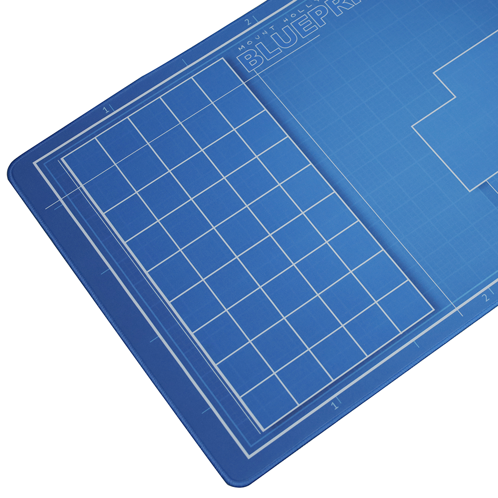 Blue Prince Blueprint Desk Mat