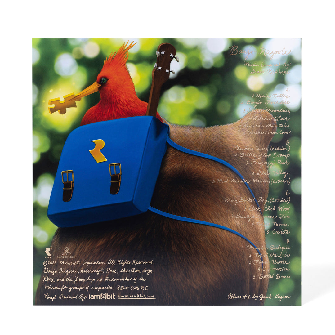 Banjo and Kazooie Vinyl Soundtrack 2xLP Reissue