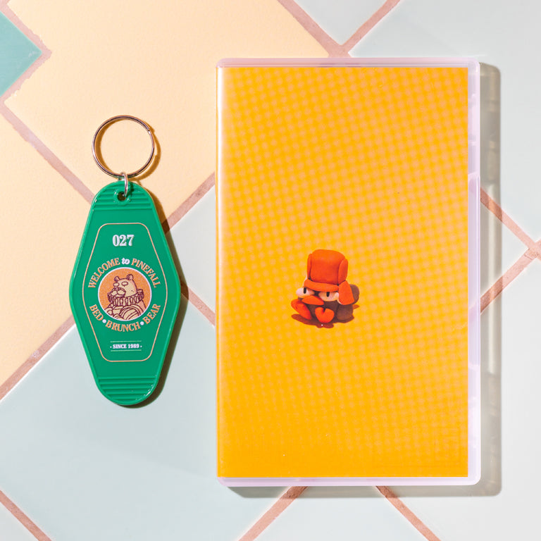 Bear and Breakfast Nintendo Switch Reversible Cover Sheet and Keychain 