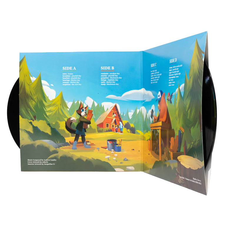 Bear and Breakfast 2xLP Vinyl Soundtrack, Open Jacket