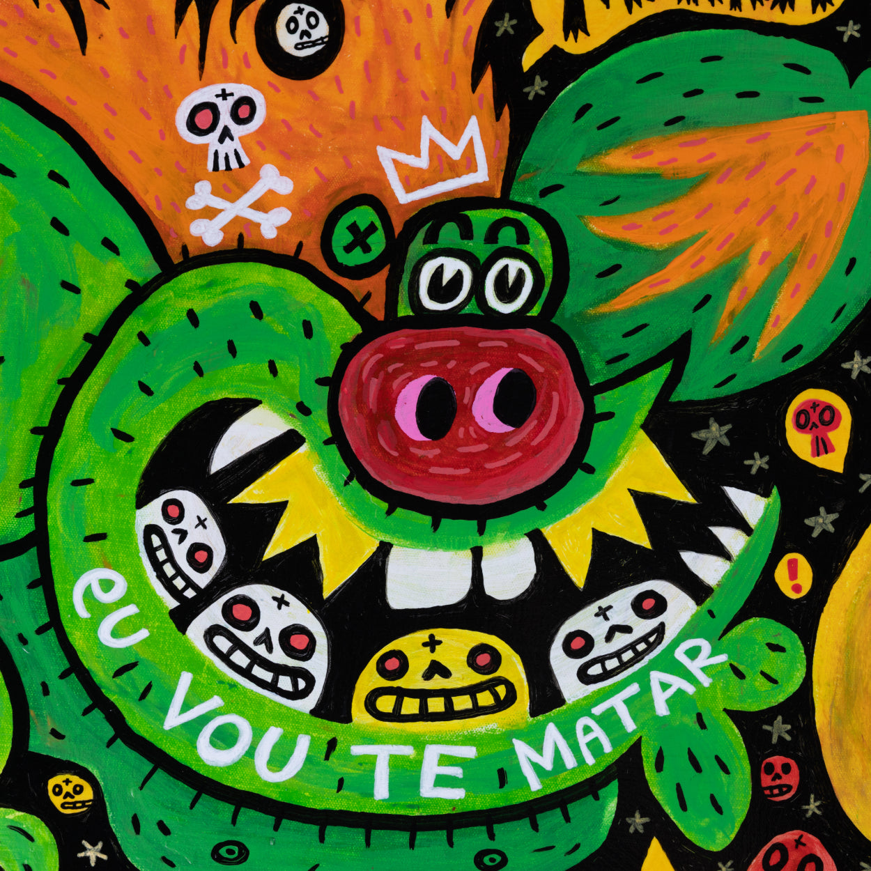 88 Blanka vs Zangief FOREVER PRINT by Jorge R. Gutierrez