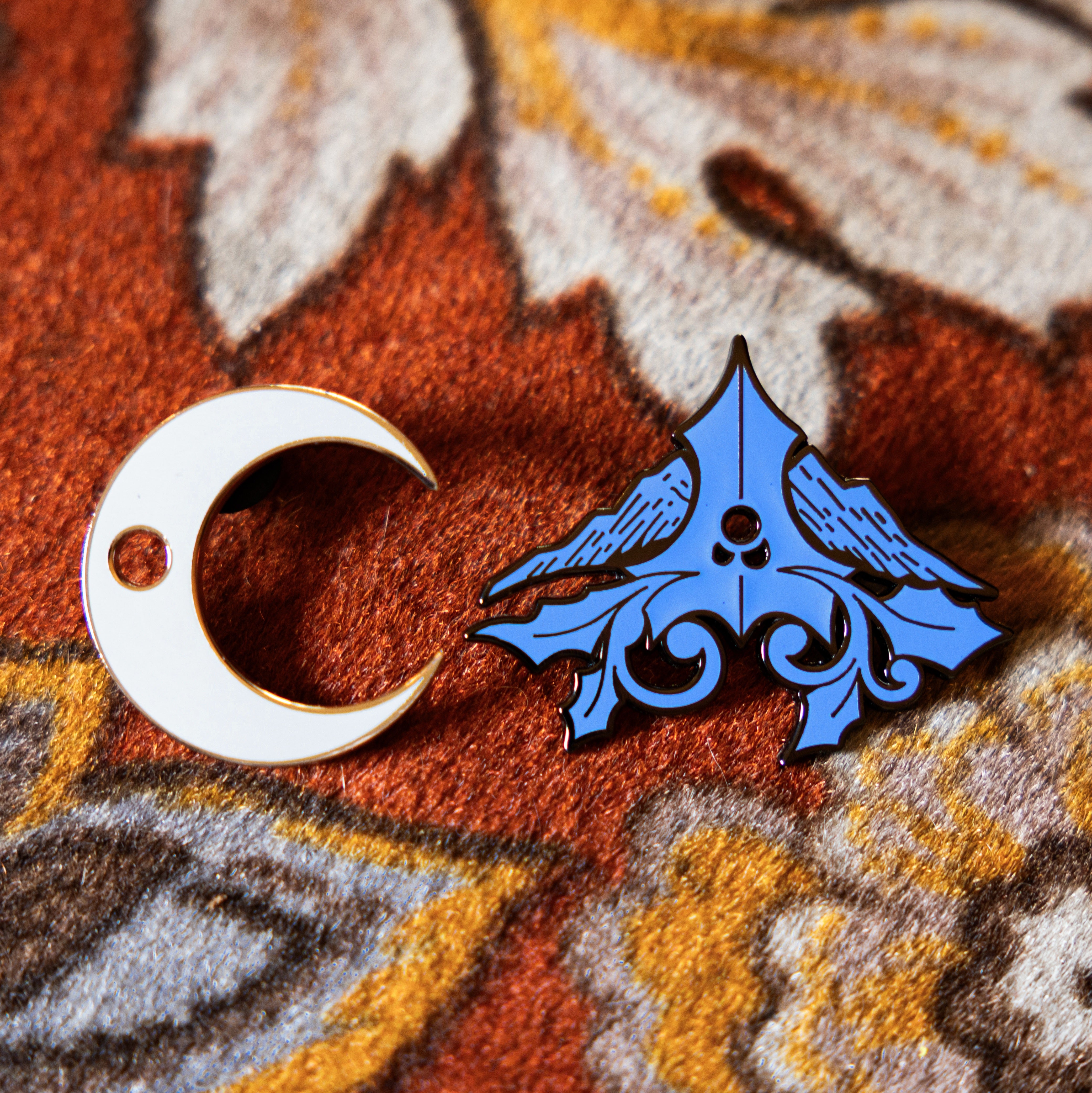 Blue Prince Mount Holly and The Rogue Moon Pin Set