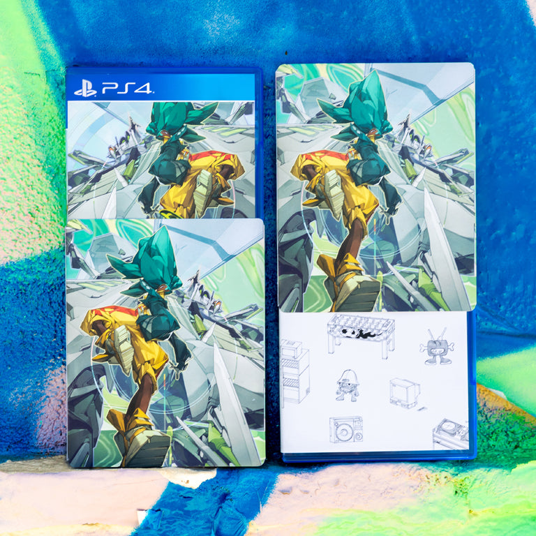 Bomb Rush Cyberfunk (PlayStation 4 Exclusive Edition) O sleeve