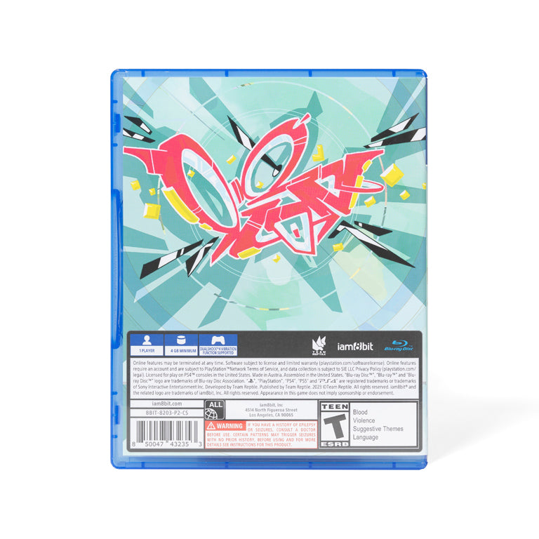 Bomb Rush Cyberfunk (Playstation 4 Exclusive Edition) - Back of Box