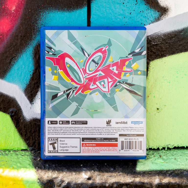 Bomb Rush Cyberfunk (PlayStation 5 Exclusive Edition) back of box 