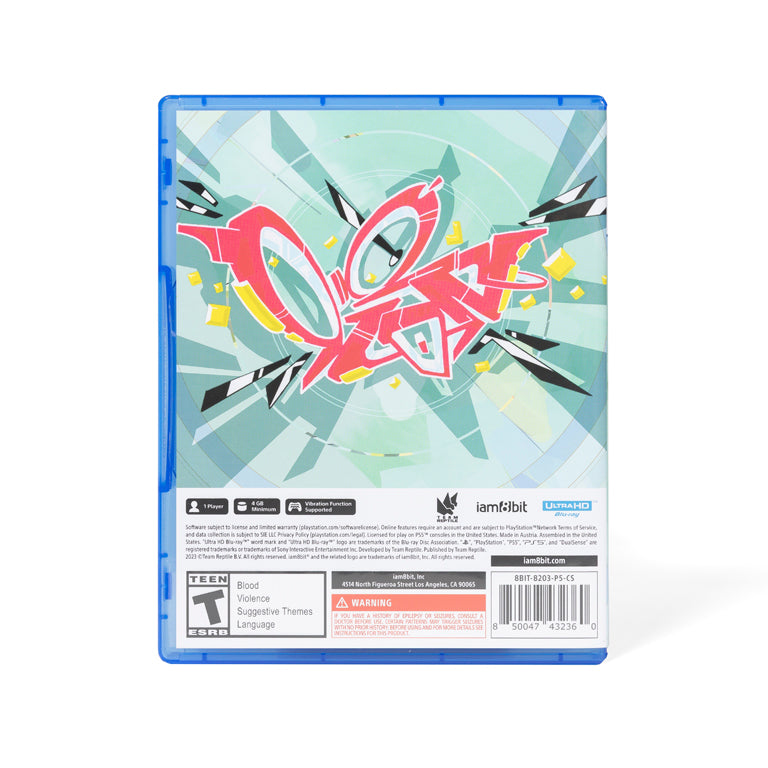 Bomb Rush Cyberfunk (Playstation 5 Exclusive Edition) - Back of Box