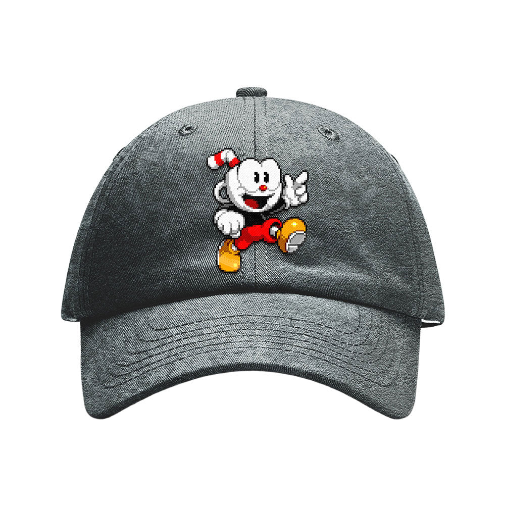 Mighty Cuphead Adventure Cuphead Dad Hat