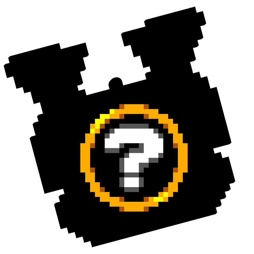 Mighty Cuphead Adventure Pixel Art Keychain Blind Box