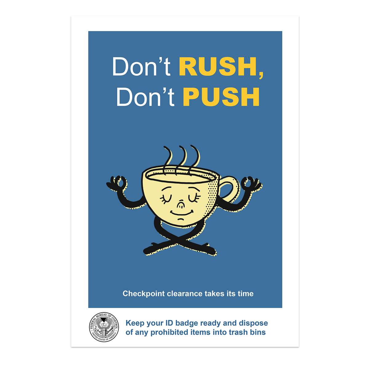 Control Resonant: Coffee Checkpoint Poster